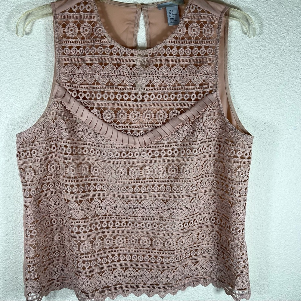 Blouse, H&M, pink, women